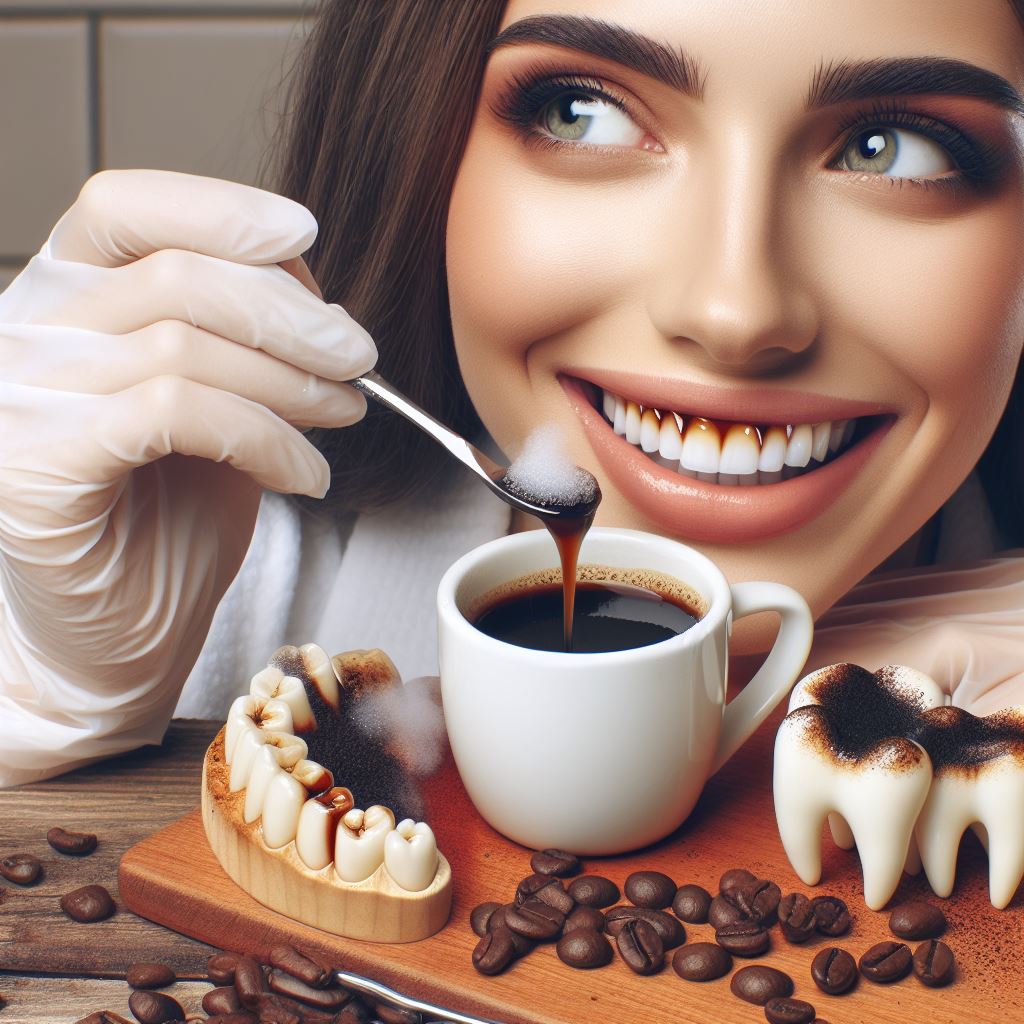 How to get rid of coffee stains on teeth naturally